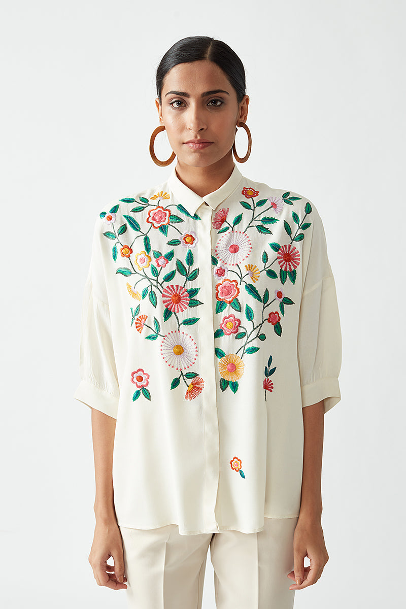 Myroslava Embroidered Top