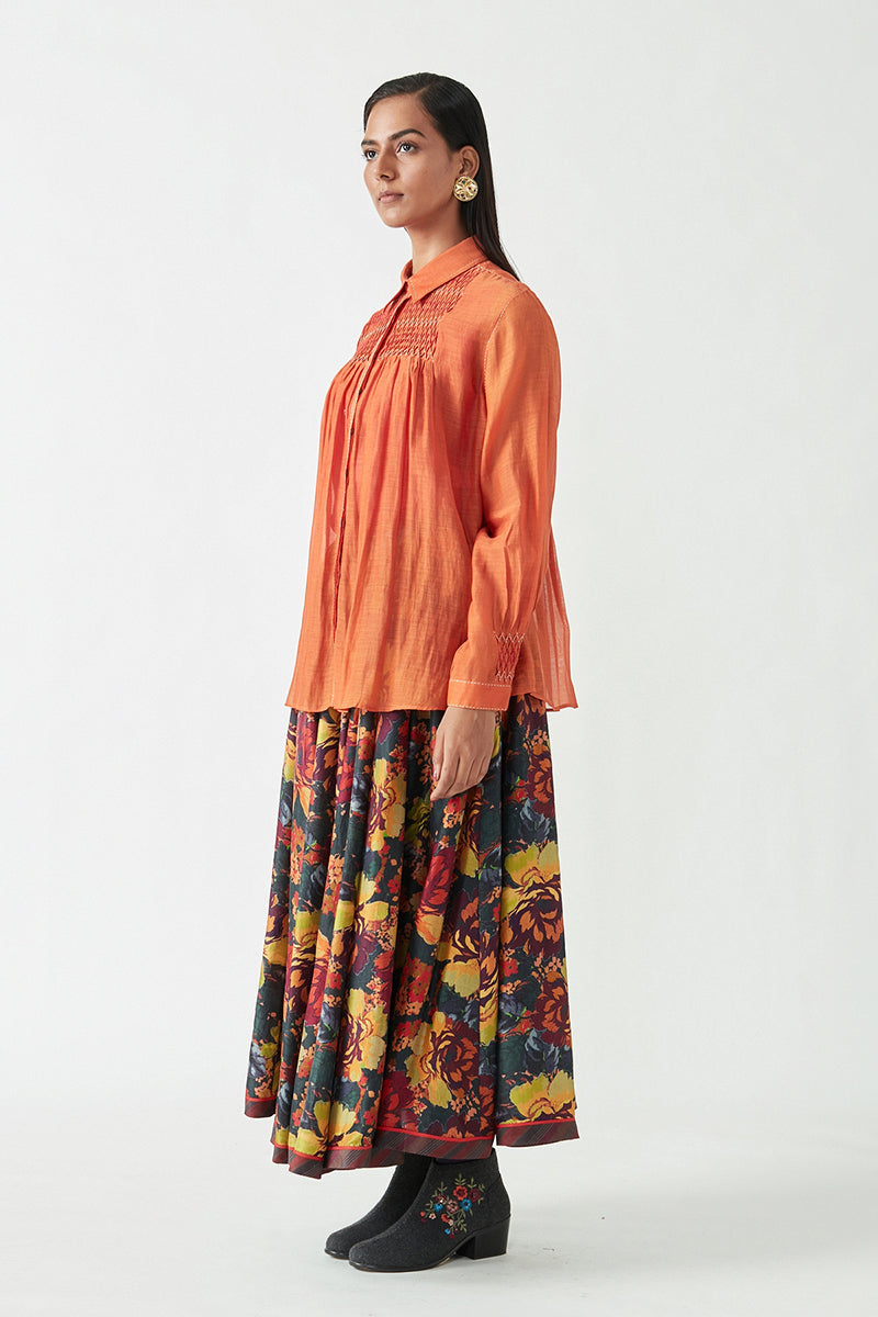 ANNA PRINTED SKIRT