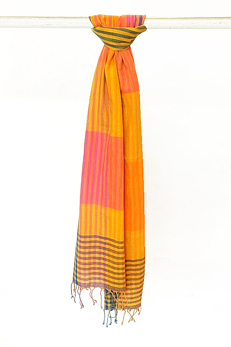 HELIANTHUS CHECK SCARF