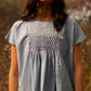 ROLAND SMOCKED TOP