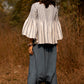 CHRIS PLEATED TOP