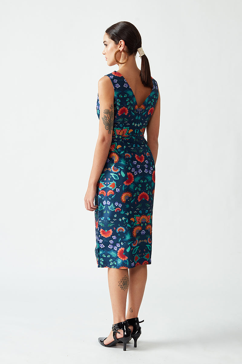 Sylvie printed dress