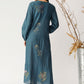 GRAPE VINE EMBROIDERED DRESS