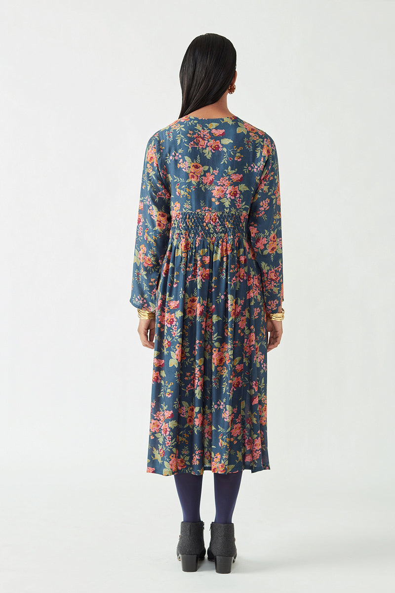 PEPITA PRINTED DRESS