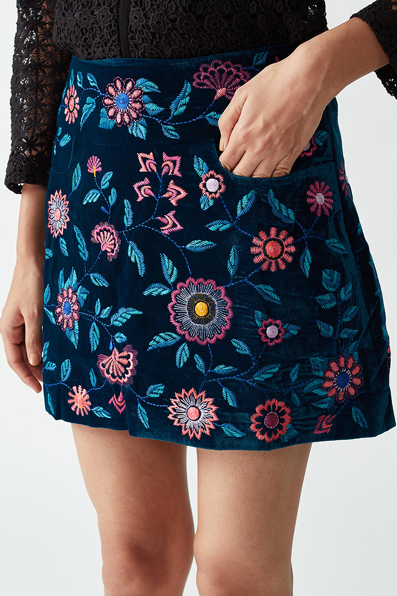 Nyura Embroidered Skirt