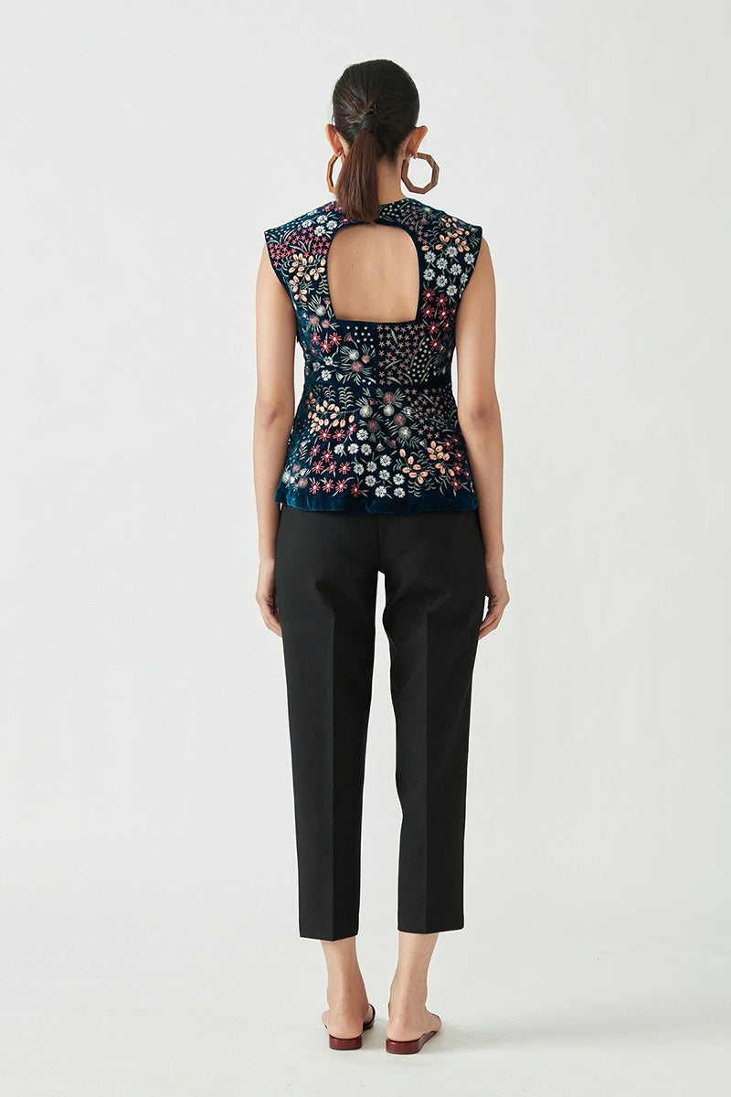 Polina Embroidered Jacket Top