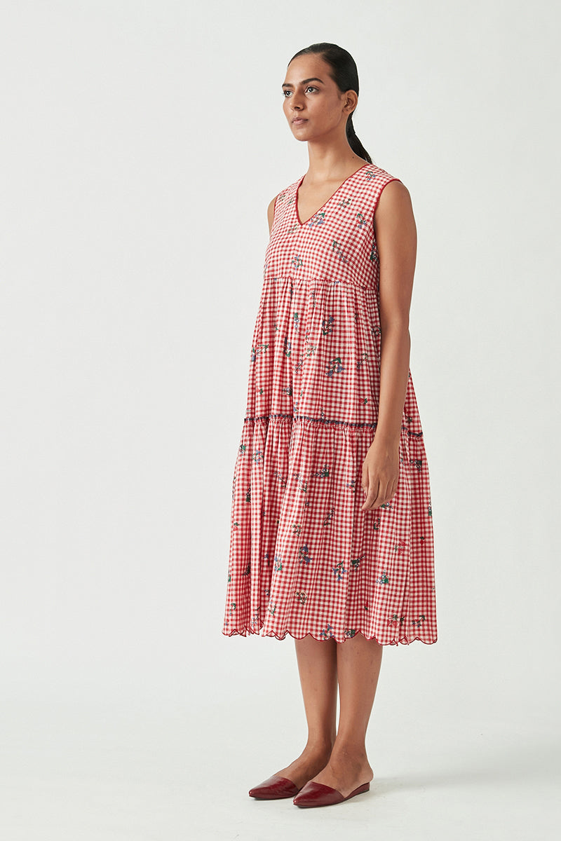 POPPY EMBROIDERED DRESS